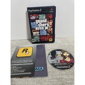Grand Theft Auto 3 (Sony PlayStation 2 PS2, 2003) CIB